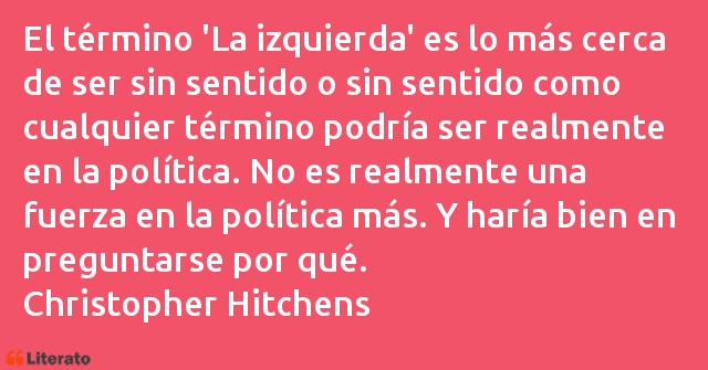 Frases de Christopher Hitchens