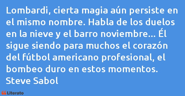 Frases de Steve Sabol