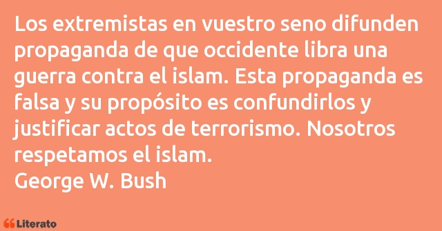 Frases de George W. Bush