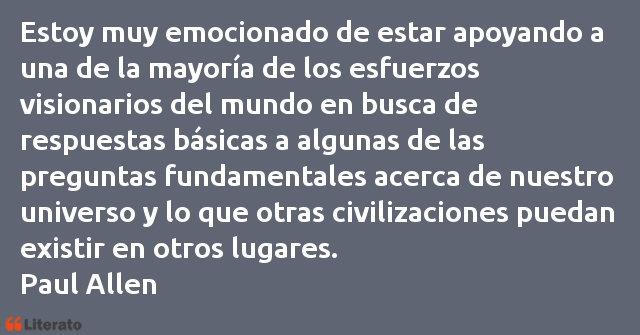 Frases de Paul Allen