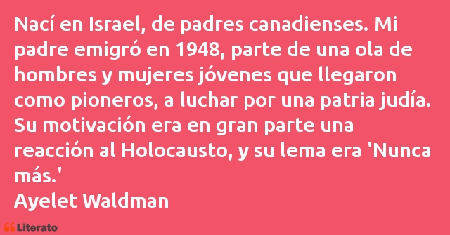 Frases de Ayelet Waldman