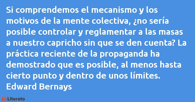 Frases de Edward Bernays