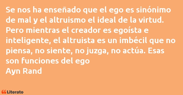 Frases de Ayn Rand