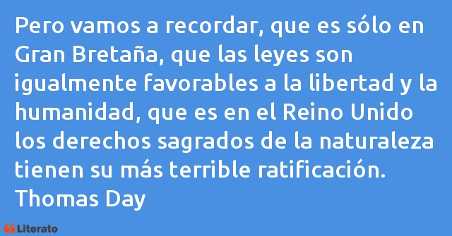 Frases de Thomas Day