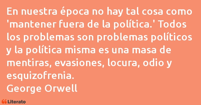 Frases de George Orwell