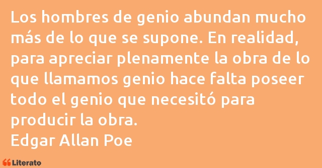 Frases de Edgar Allan Poe