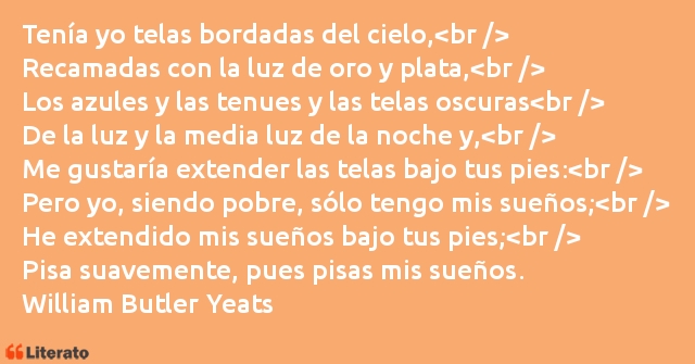 Frases de William Butler Yeats