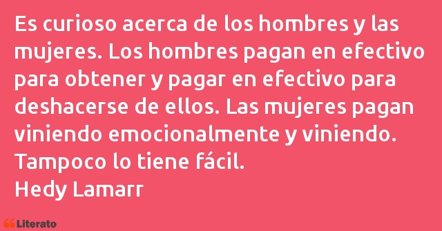 Frases de Hedy Lamarr