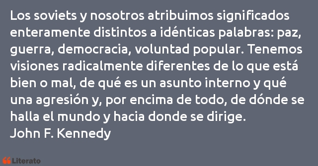 Frases de John F. Kennedy