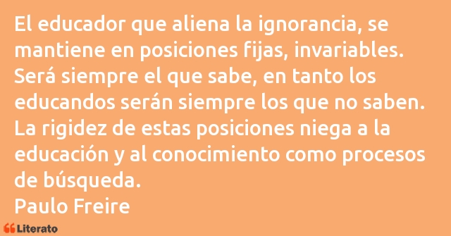 Frases de Paulo Freire