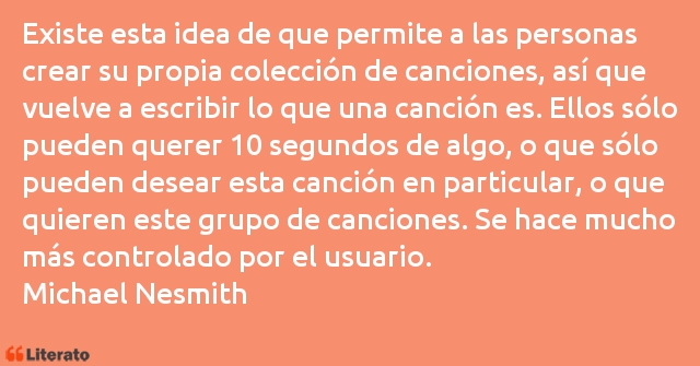 Frases de Michael Nesmith