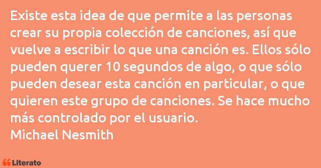 Frases de Michael Nesmith