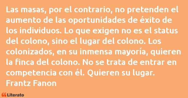 Frases de Frantz Fanon