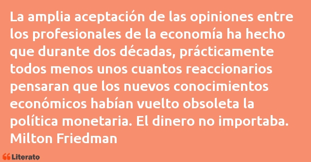 Frases de Milton Friedman