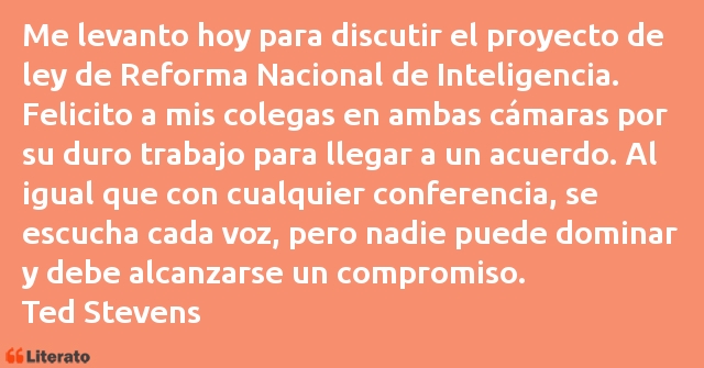 Frases de Ted Stevens