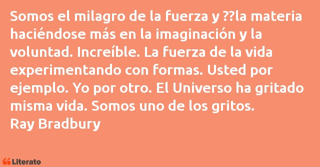 Frases de Ray Bradbury