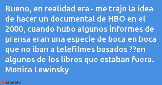 Frases de Monica Lewinsky