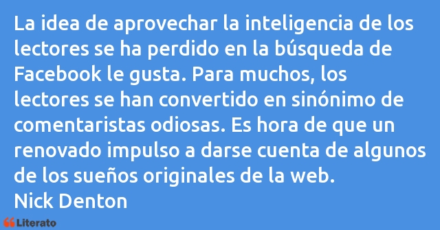 Frases de Nick Denton