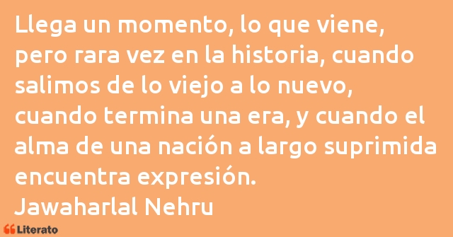 Frases de Jawaharlal Nehru