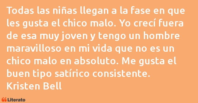 Frases de Kristen Bell