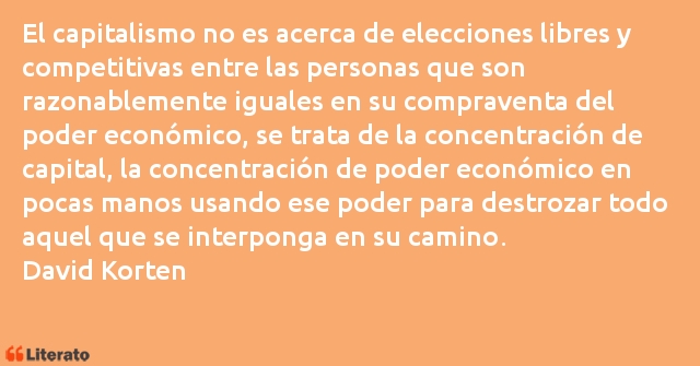 Frases de David Korten