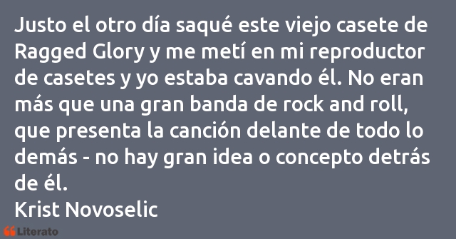 Frases de Krist Novoselic