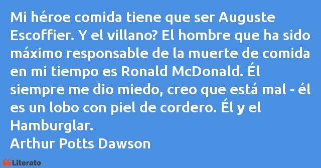 Frases de Arthur Potts Dawson