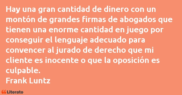 Frases de Frank Luntz