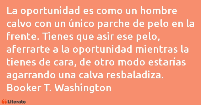 Frases de Booker T. Washington