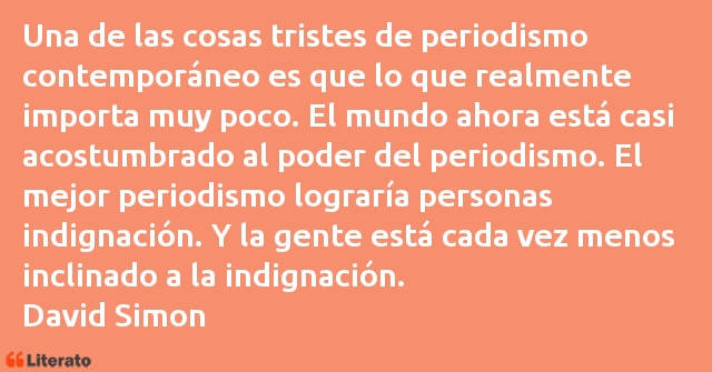 Frases de David Simon