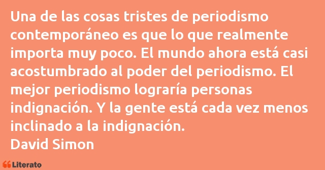 Frases de David Simon