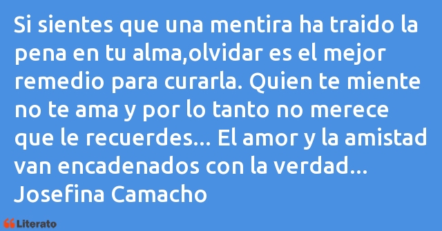 Frases de Josefina Camacho