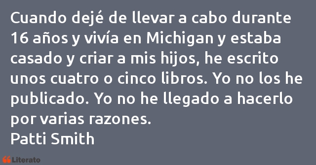 Frases de Patti Smith