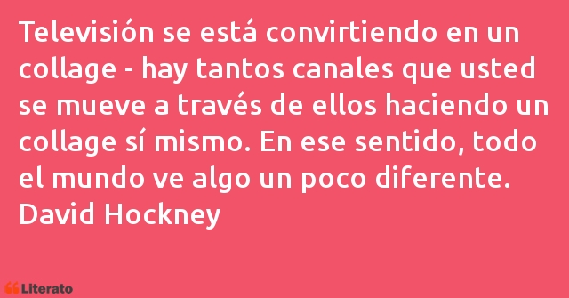 Frases de David Hockney