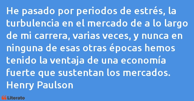 Frases de Henry Paulson