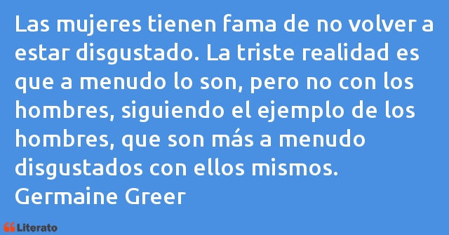 Frases de Germaine Greer