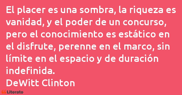 Frases de DeWitt Clinton