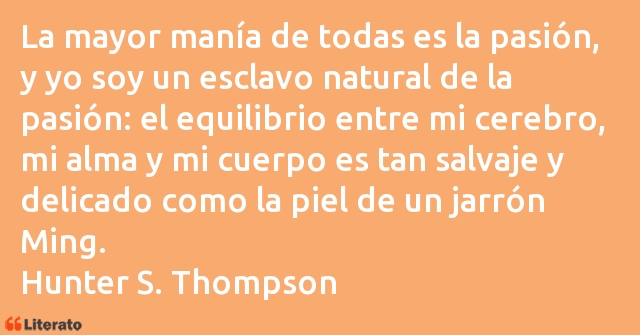 Frases de Hunter S. Thompson