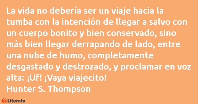 Frases de Hunter S. Thompson
