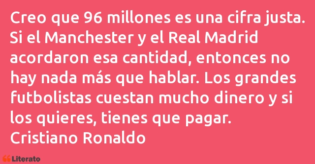 Frases de Cristiano Ronaldo