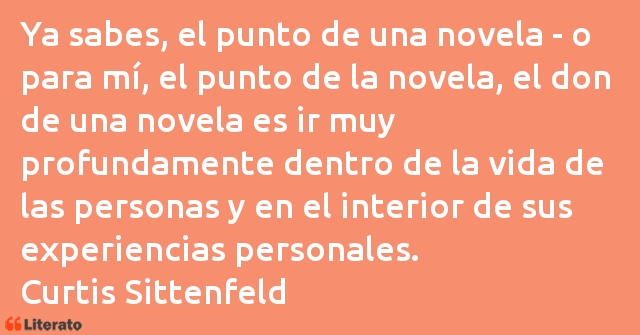 Frases de Curtis Sittenfeld