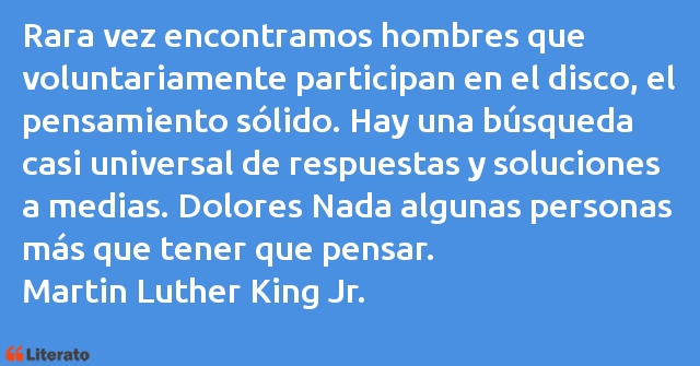 Frases de Martin Luther King Jr.