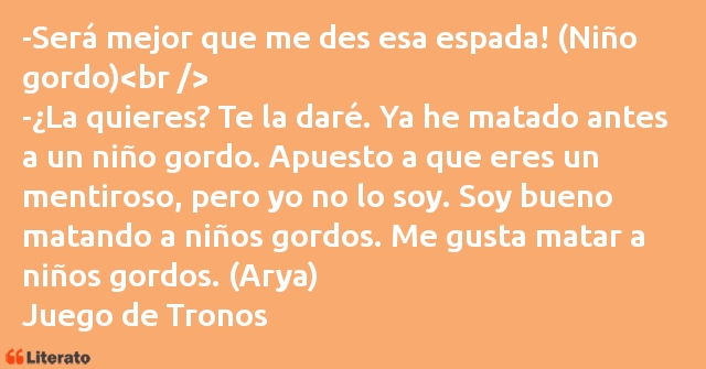 Frases de Juego de Tronos