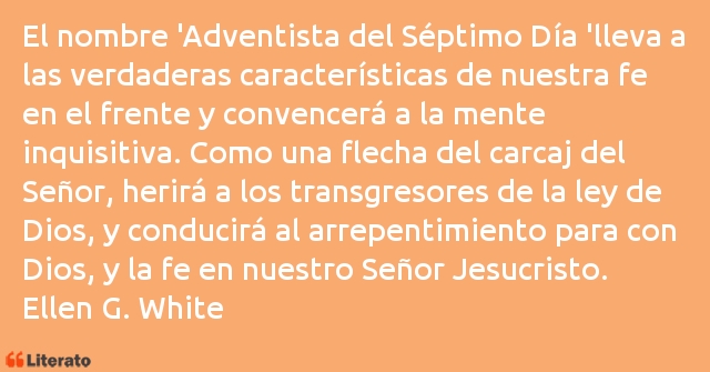 Frases de Ellen G. White