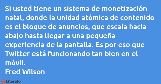 Frases de Fred Wilson