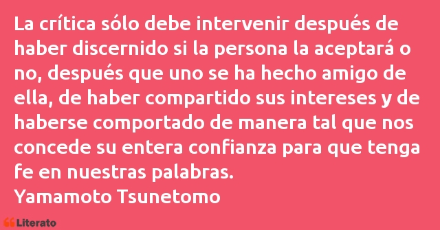 Frases de Yamamoto Tsunetomo