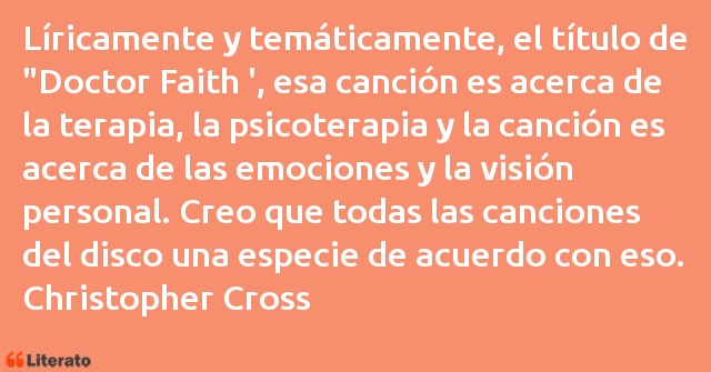 Frases de Christopher Cross