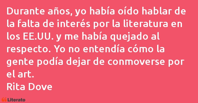 Frases de Rita Dove