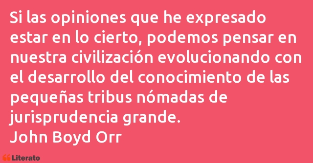 Frases de John Boyd Orr