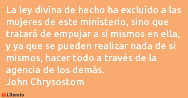 Frases de John Chrysostom